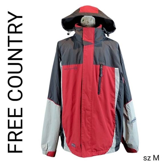 Free Country Sportswear Performance Outdoor Sports Hooded Jacket Coat - Picture 1 of 16